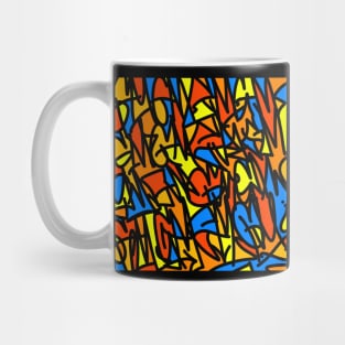 Abstract Hand Lettering Mug